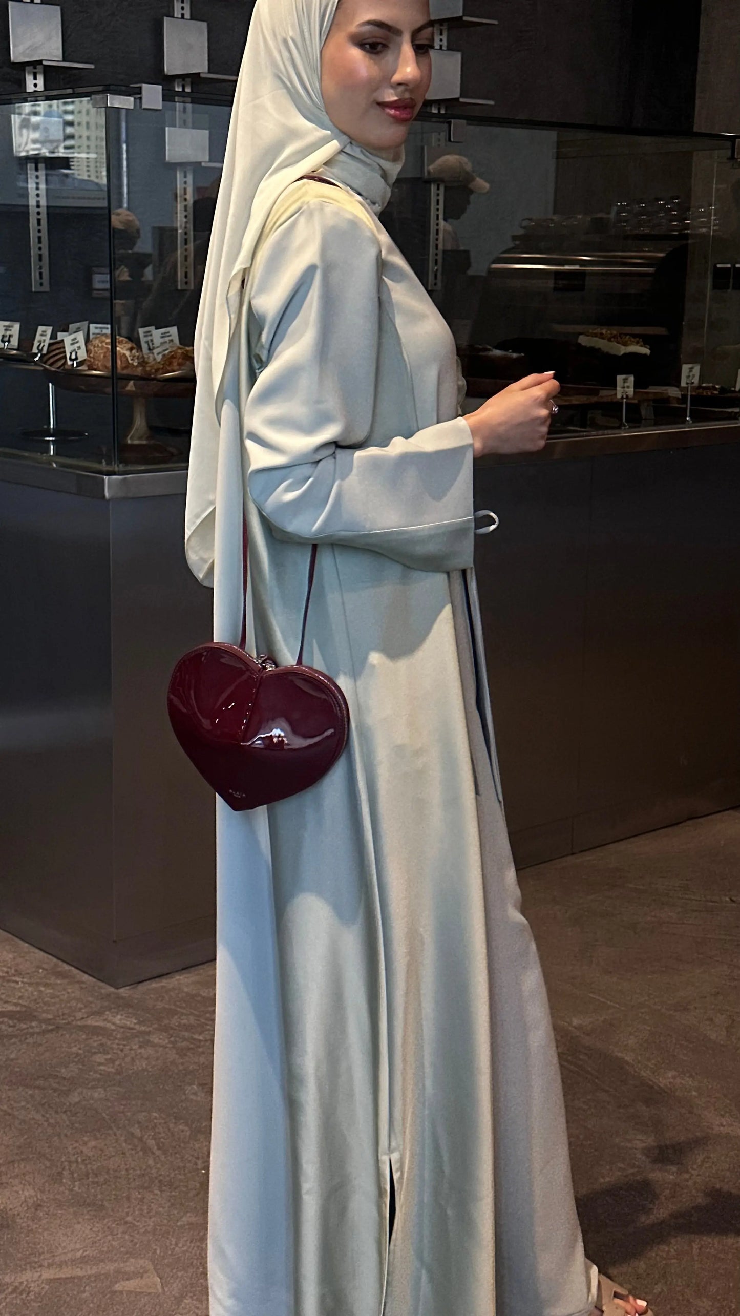 Pistachio Abaya Luchy Line