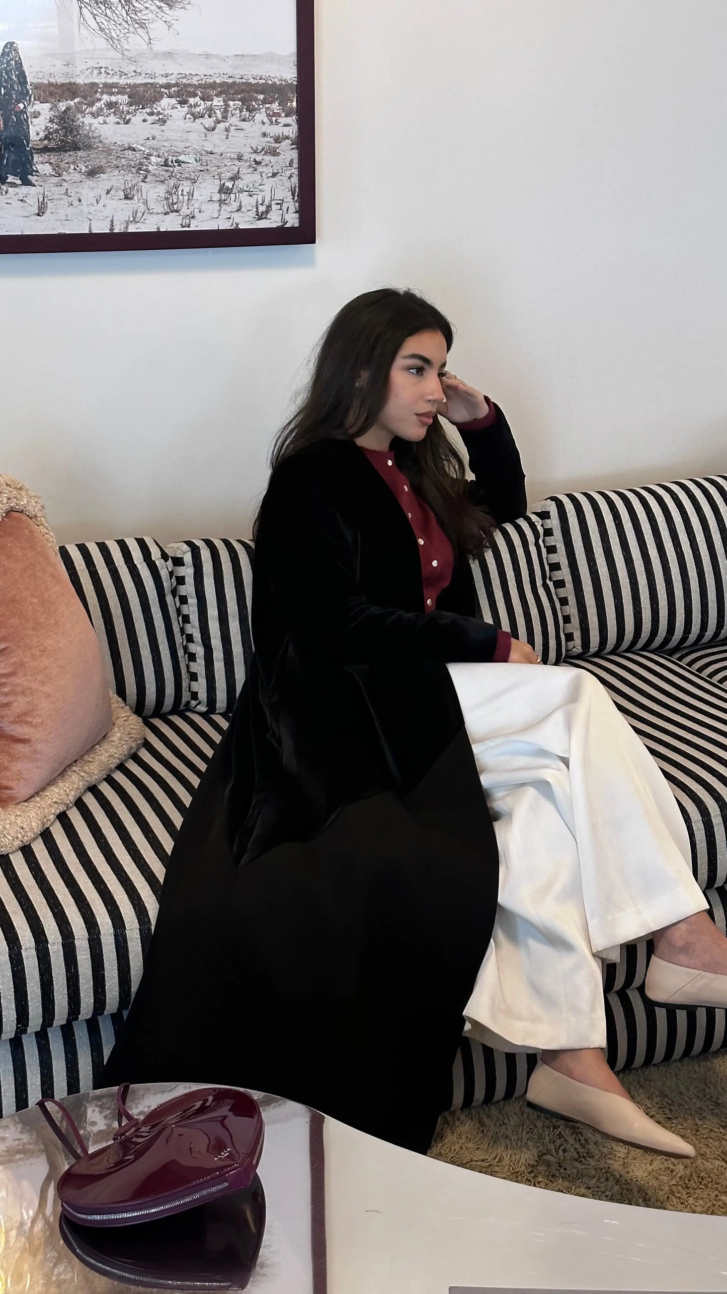 Abaya Velvet Black My Store